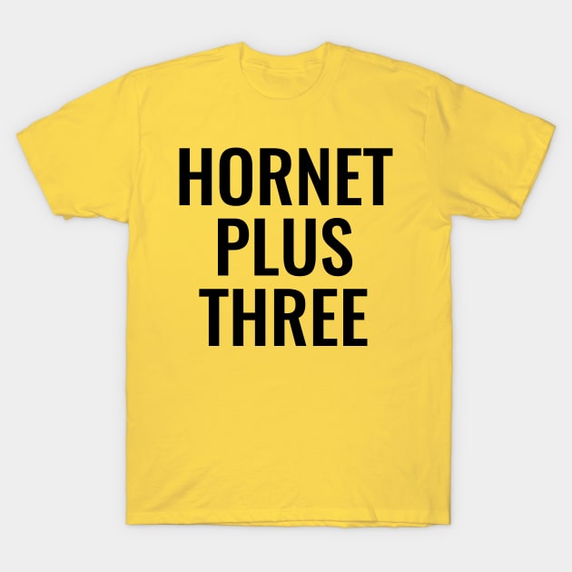 Hornet Plus Three - Apollo 11 - NASA T-Shirt by HelloGreedo